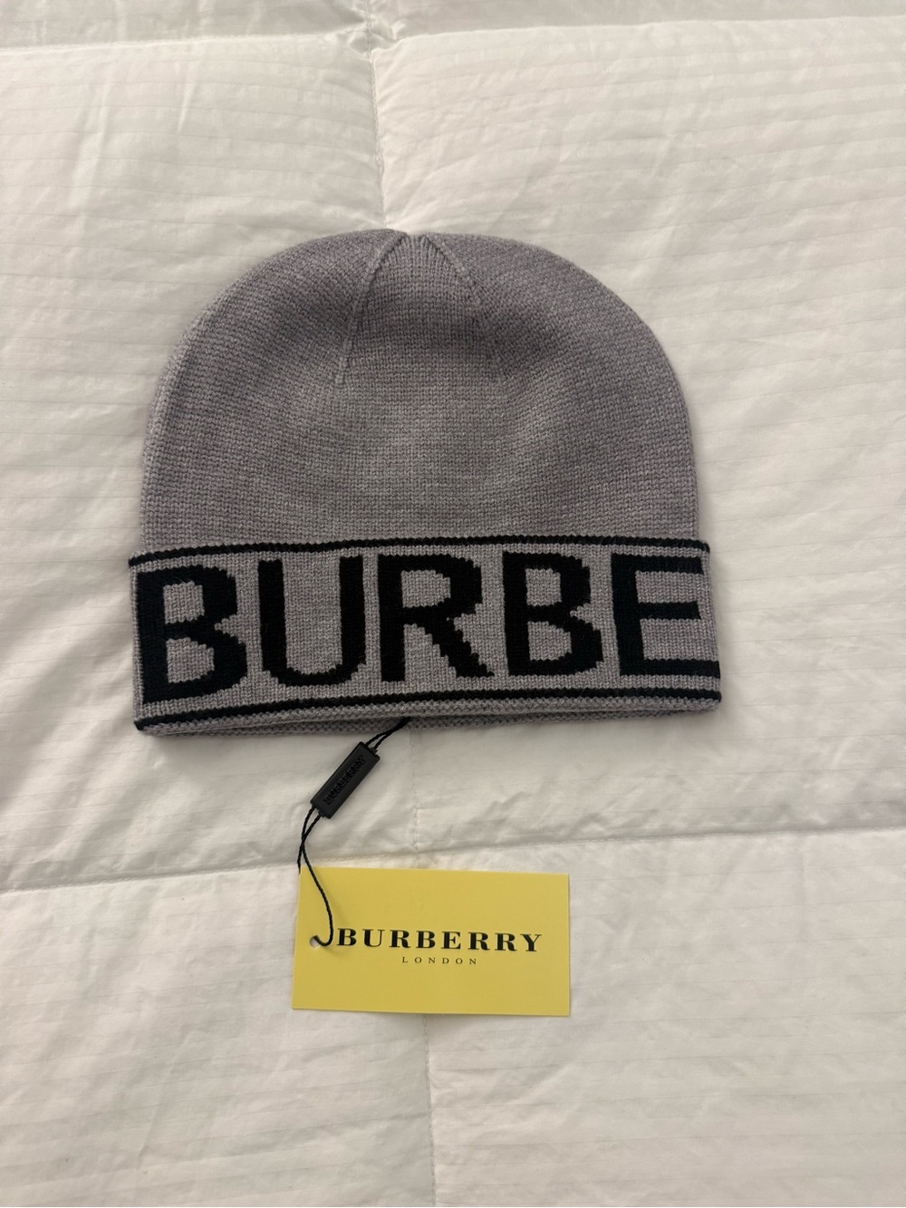 Burberry Grey Beanie